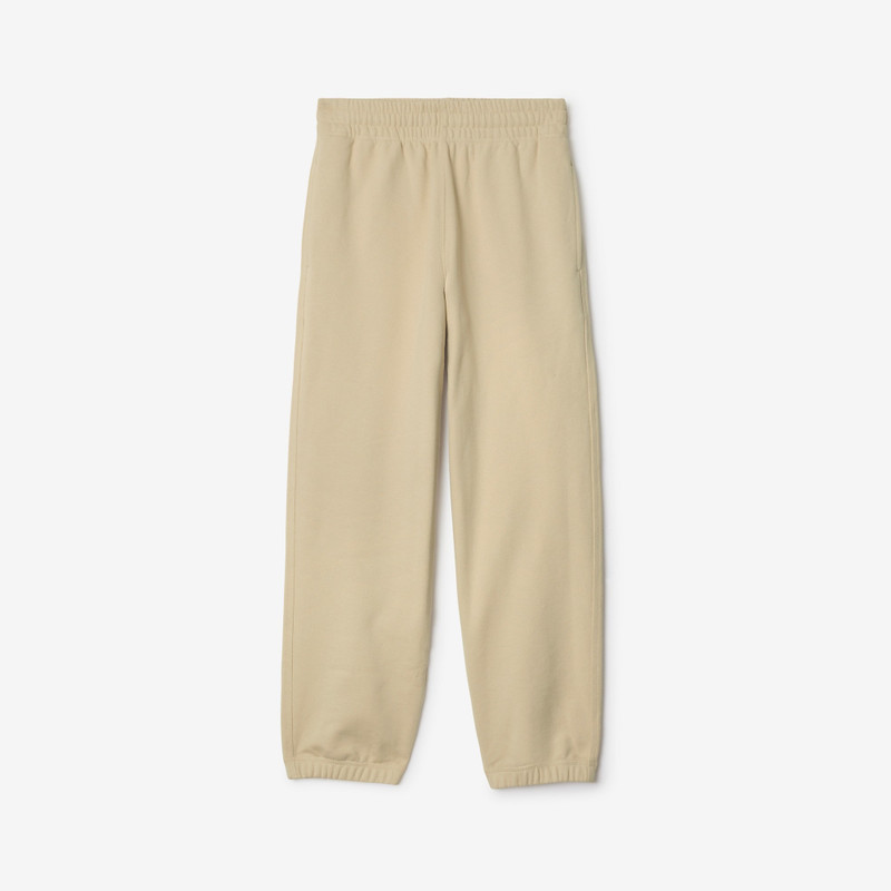 Check Label Cotton Jogging Pants 1