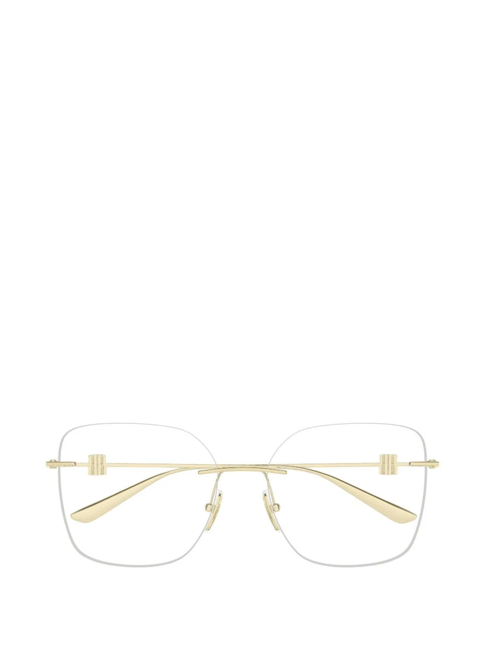 BB-logo rimless glasses - 1