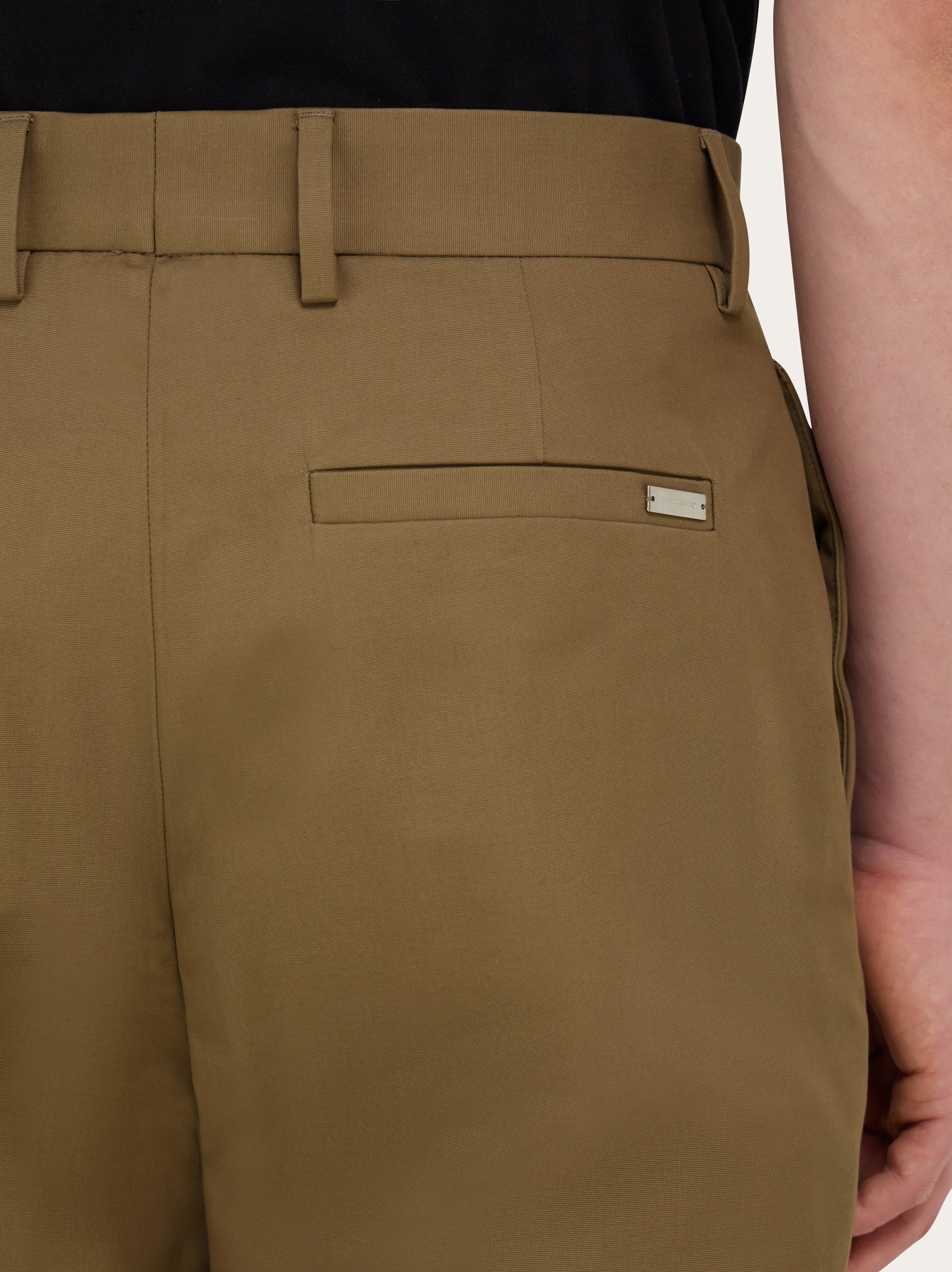 Cotton canvas trouser - 5