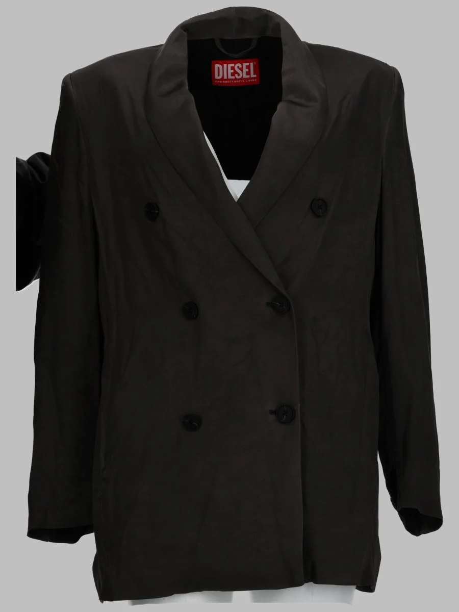 Diesel Viscose Blazer — Gray - 1