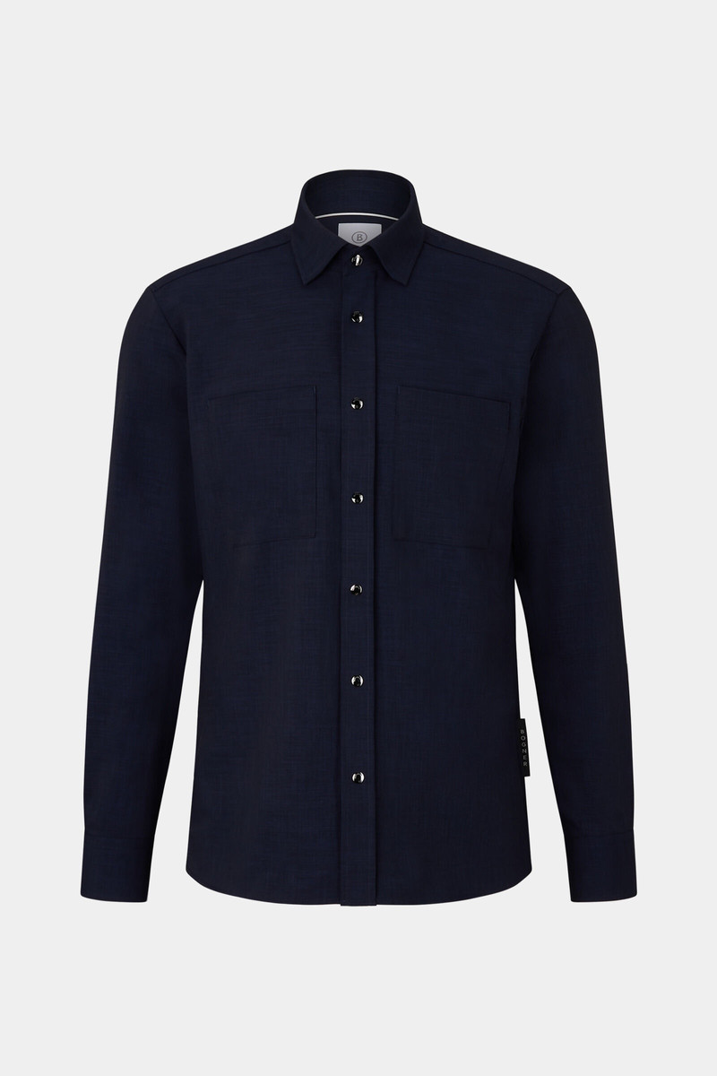 Clive Shirt in Navy blue 1