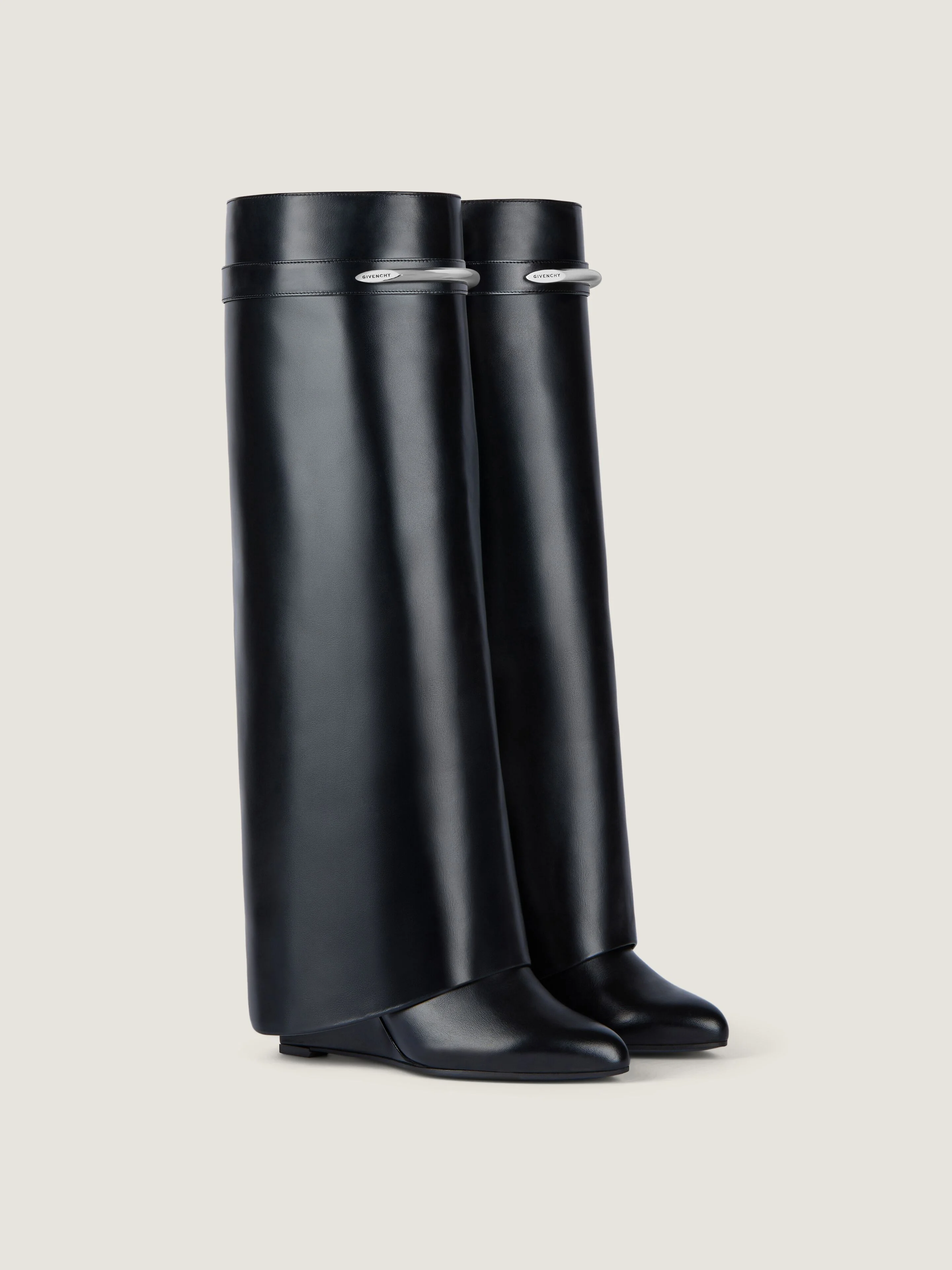 SHARK PINCH BOOTS IN LEATHER - 1