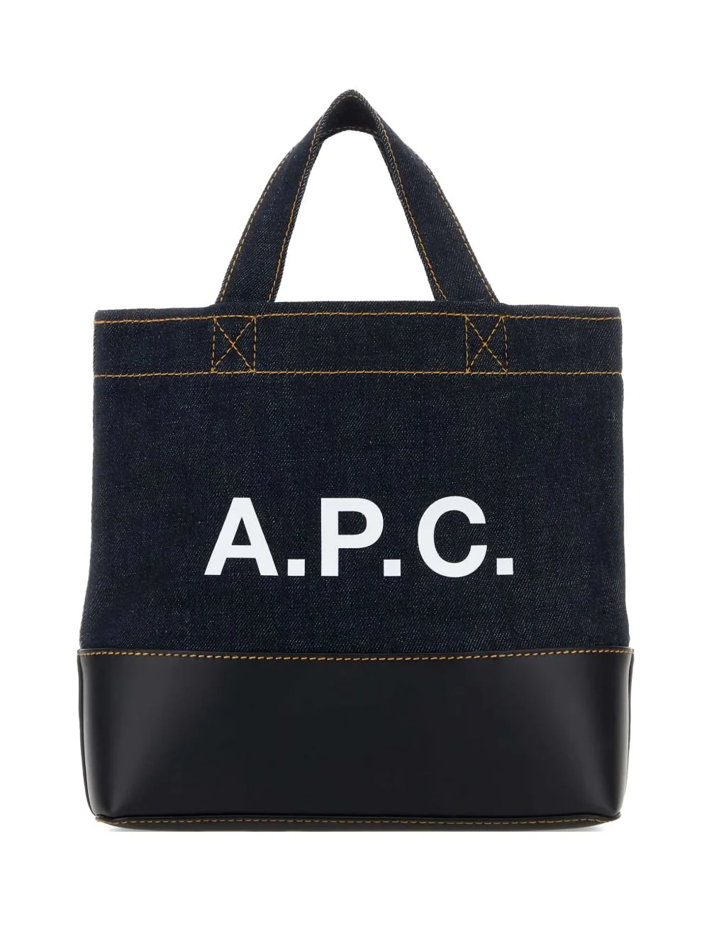 mini Axel denim tote bag - 1