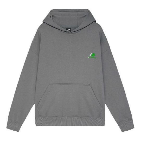 New Balance x Nice Rice Logo Hoodie 'Grey' AMT22385-SYA - 1