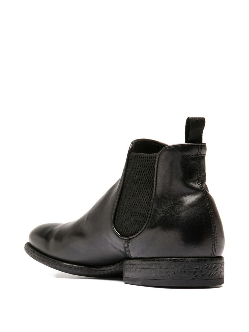 OFFICINE CREATIVE elastic-panel leather boots outlook