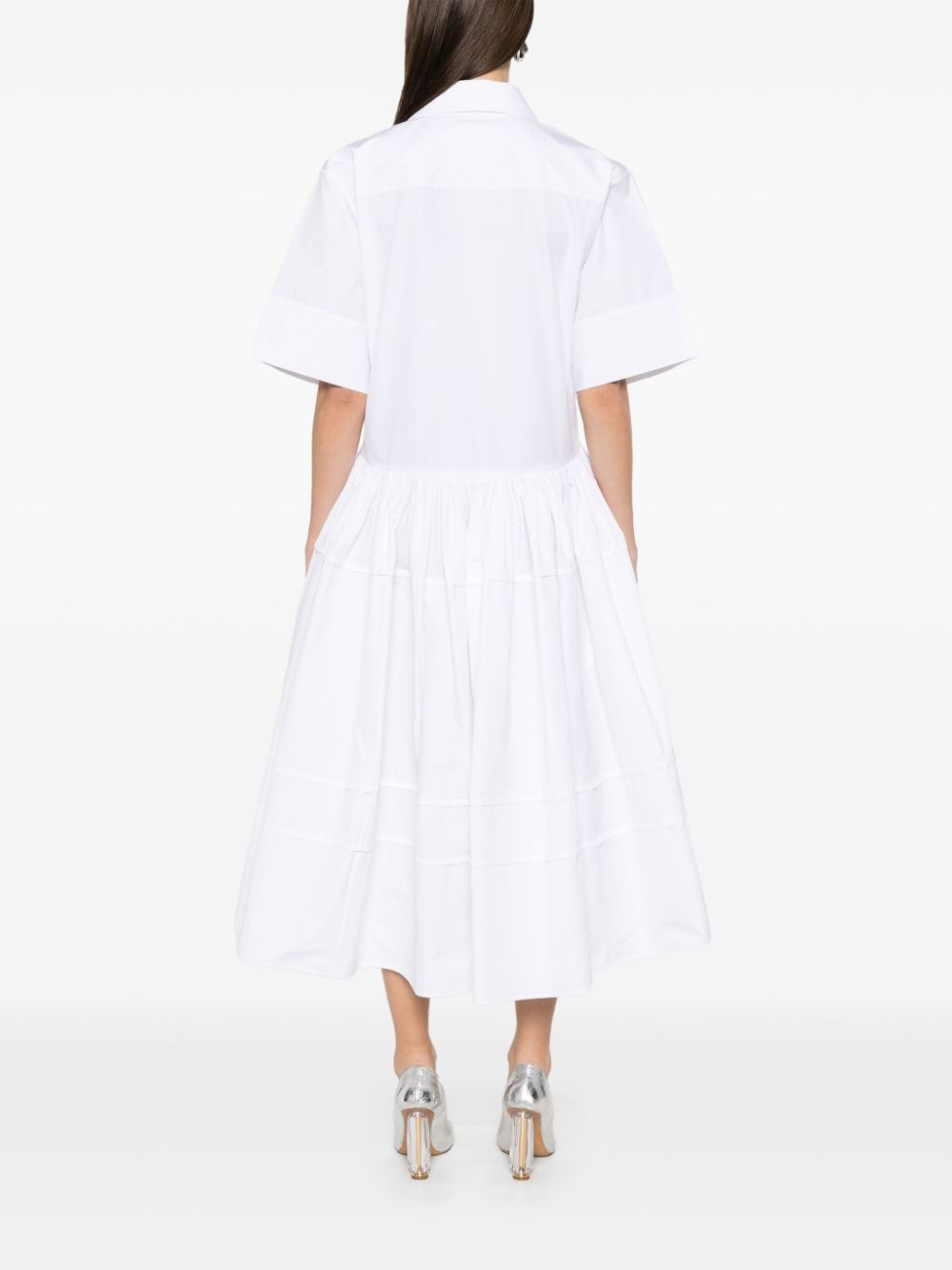 cotton midi dress - 4