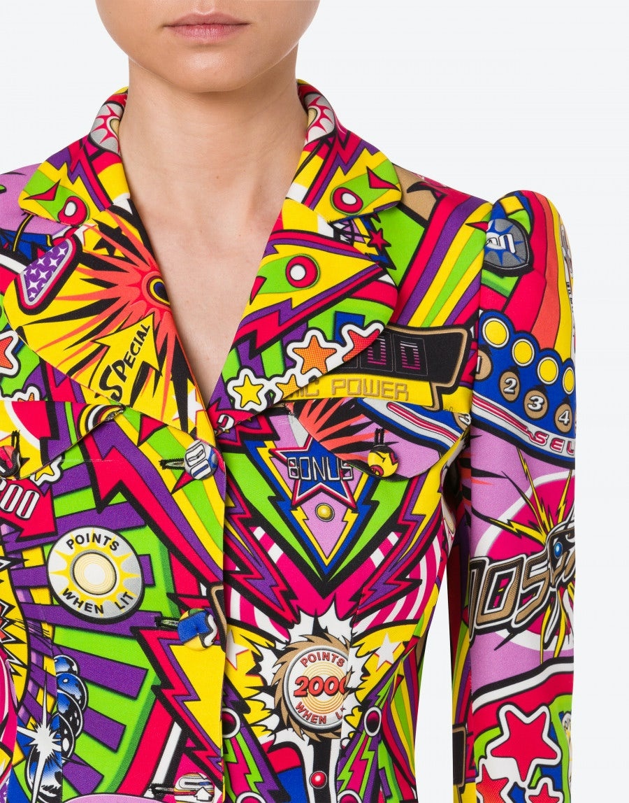 PINBALL PRINT CADY JACKET - 4