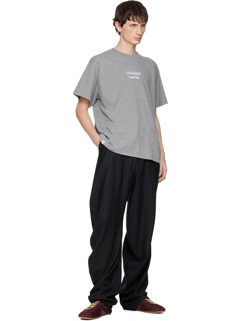 CHARLES JEFFREY LOVERBOY Gray Logo T-shirt outlook
