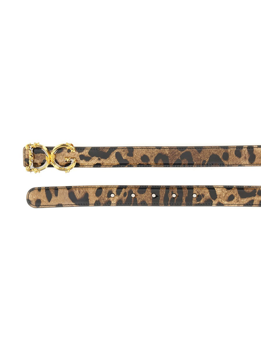 Leopard Print Belt - 2