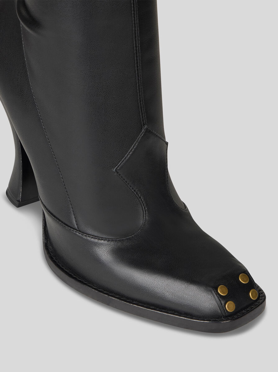 HIGH LEATHER BOOTS - 4