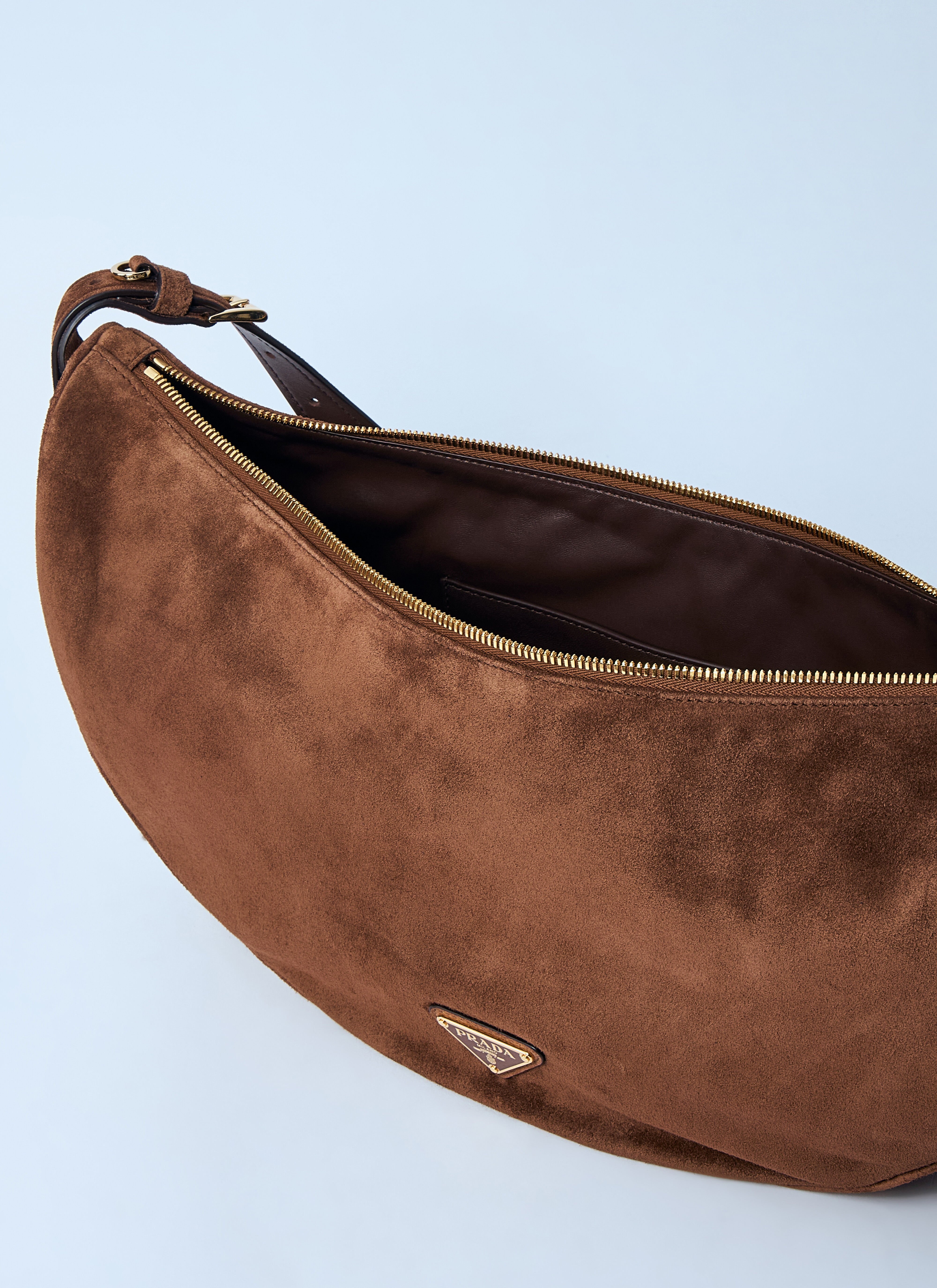 Small Suede Shoulder Bag - 6