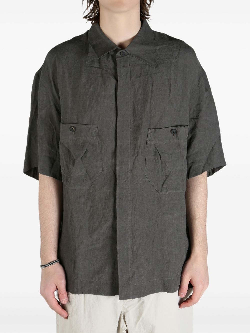 short-sleeve utility shirt - 2