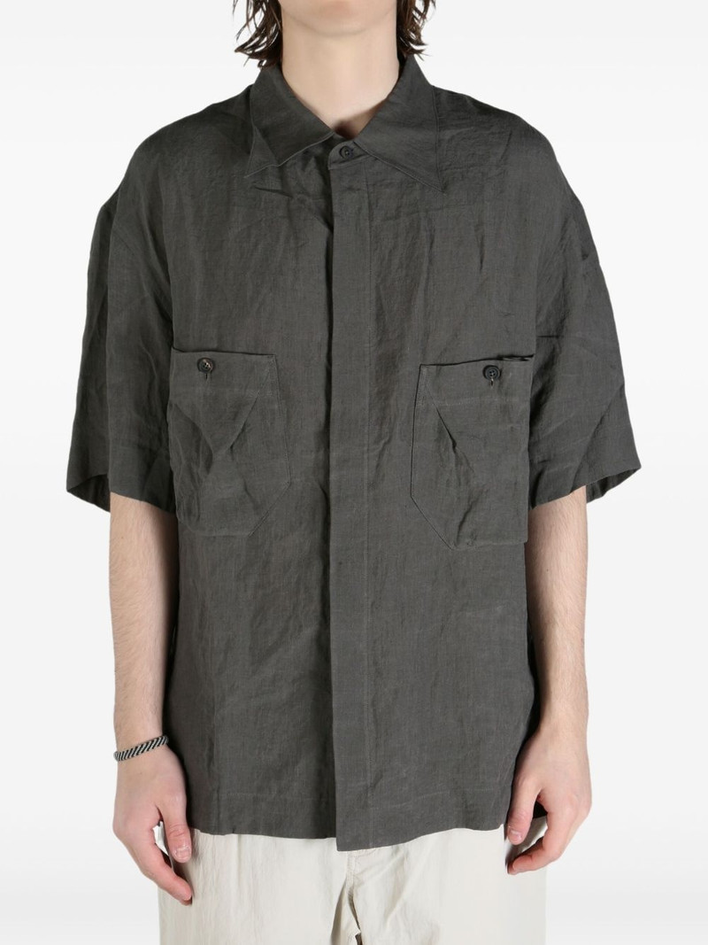 Ziggy Chen short-sleeve utility shirt outlook