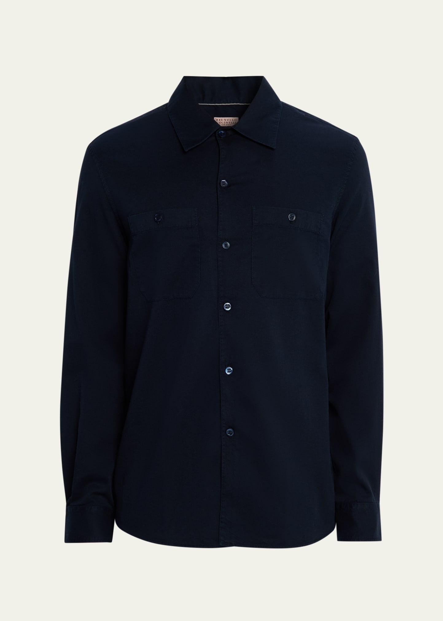 Men's High Summer Capsule Cotton Button-Down Shirt - 1