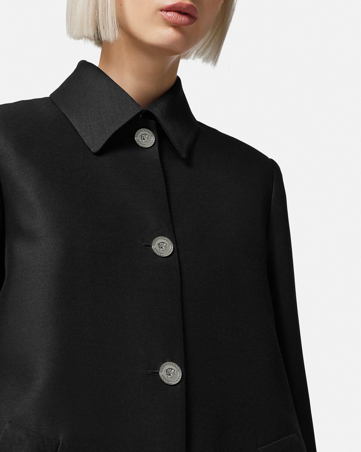 Sculptural Box Pleat Coat - 5