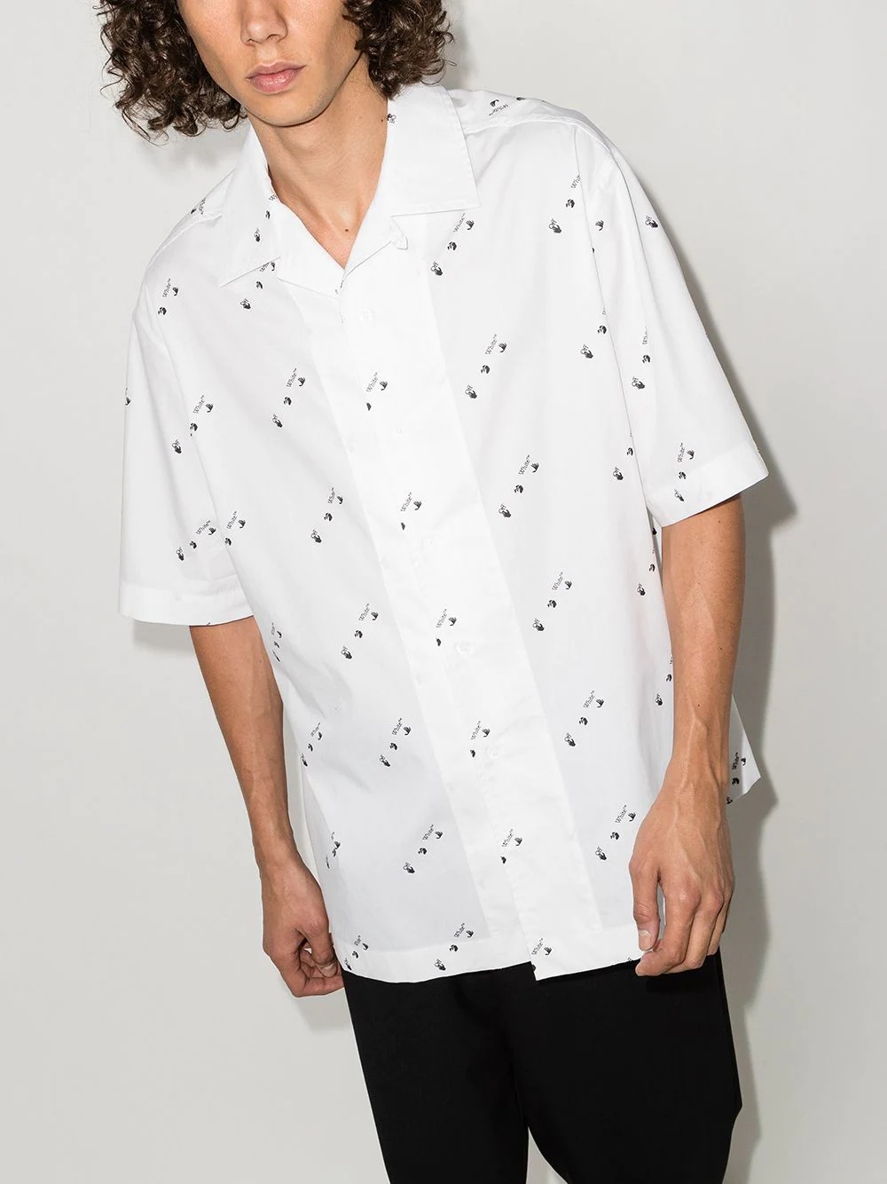 logo print short-sleeve shirt - 2