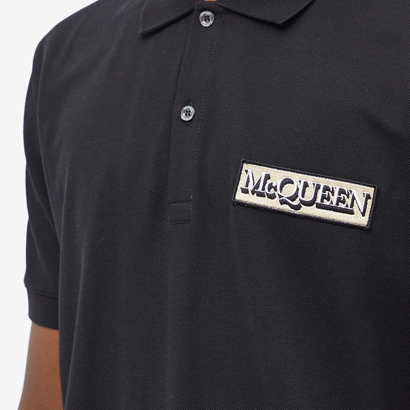 Alexander McQueen Logo Patch Polo 5