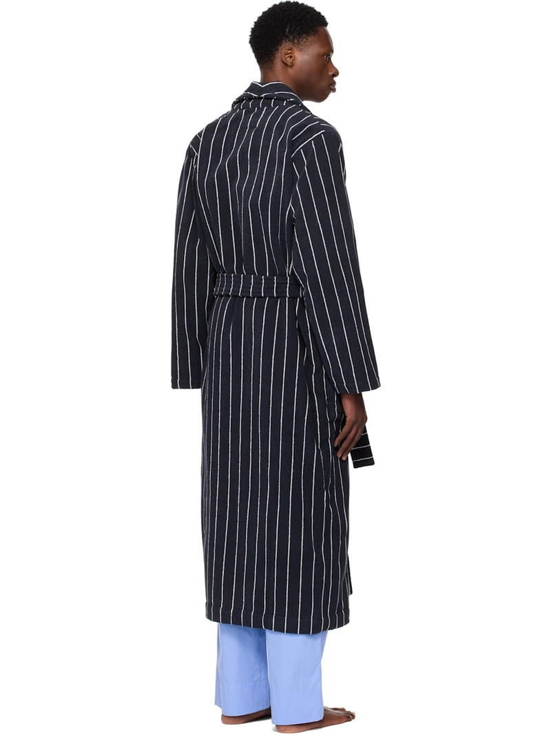 Navy Terry Classic Bathrobe 3