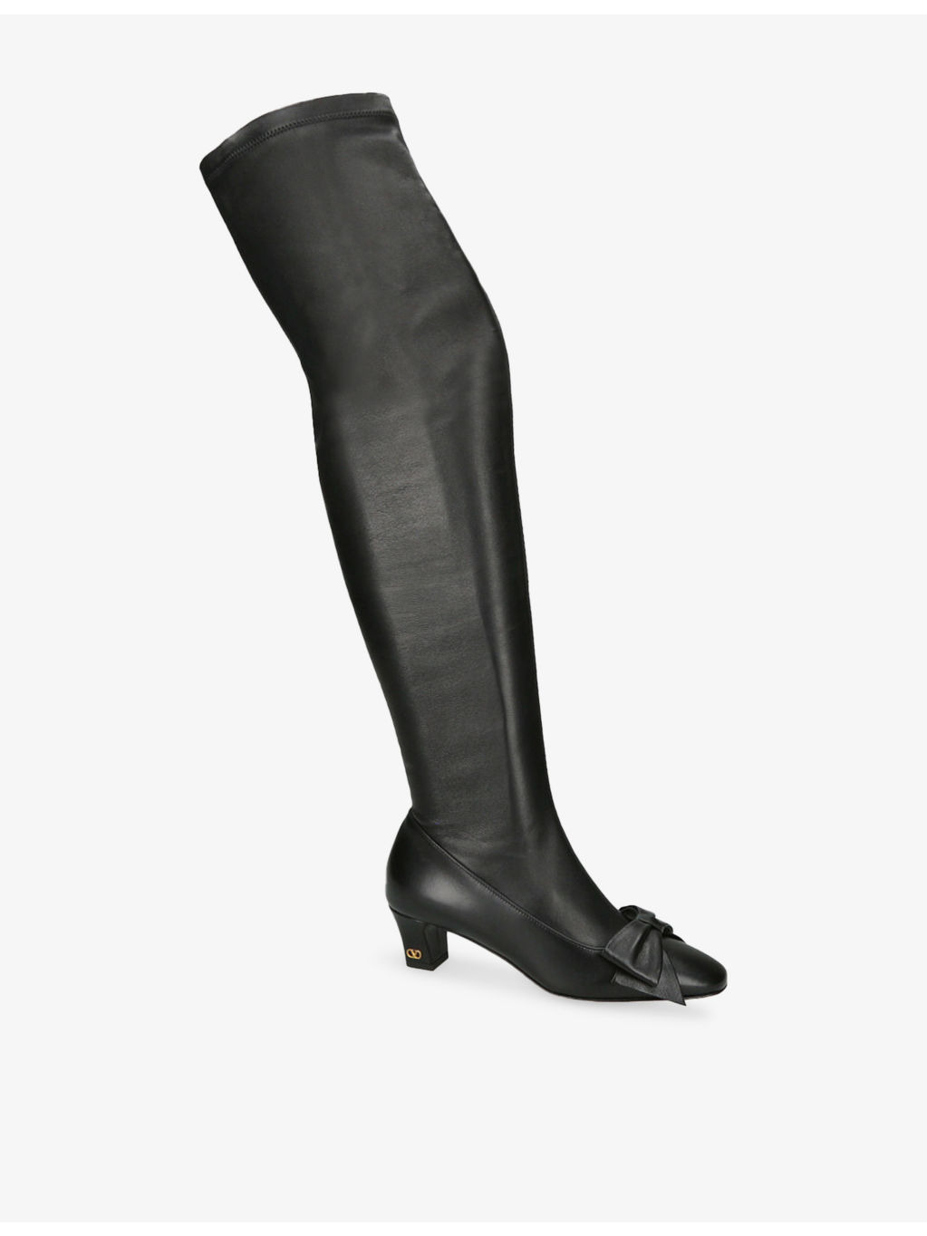 Bowow 45 Leather Heeled Over-The-Knee Boots - 2