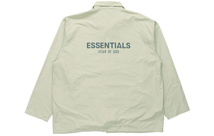 Fear of God Essentials FW20 Coach Jacket Sage 0202250500022012 - 3