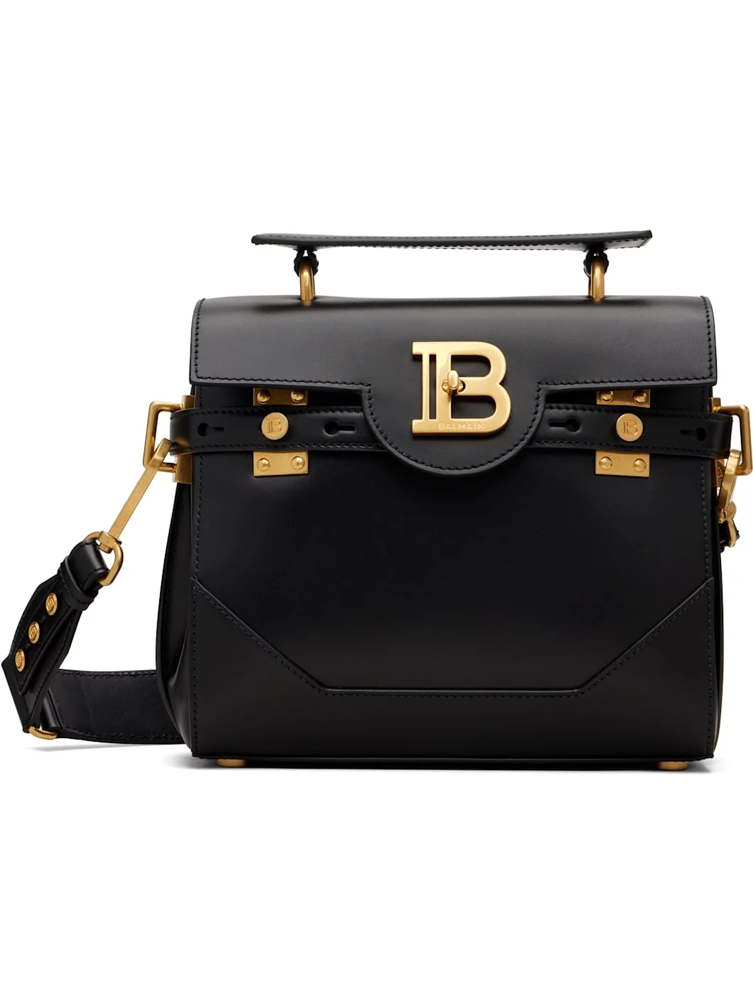 Black Smooth Leather B-Buzz 23 Bag - 1