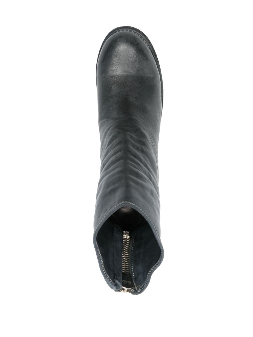 85mm leather ankle boots - 4
