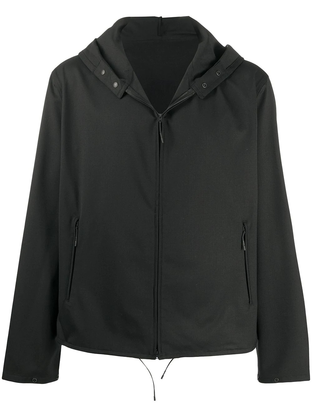 hooded zipped jacket - 1