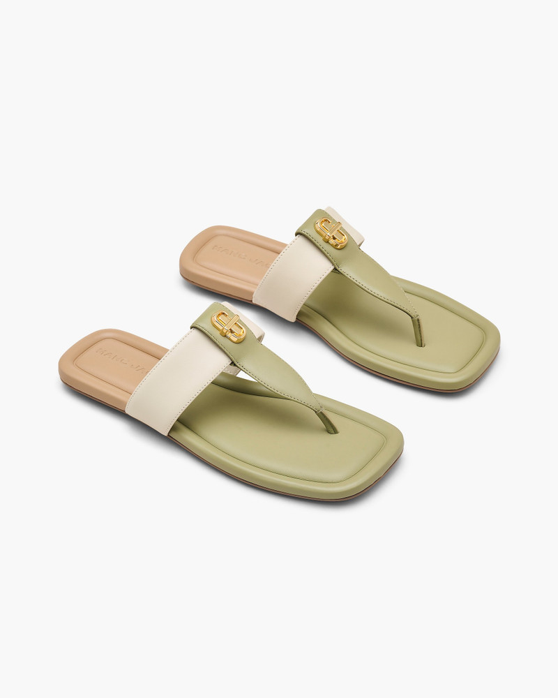 THE COLORBLOCK DUAL T-STRAP SANDAL 1