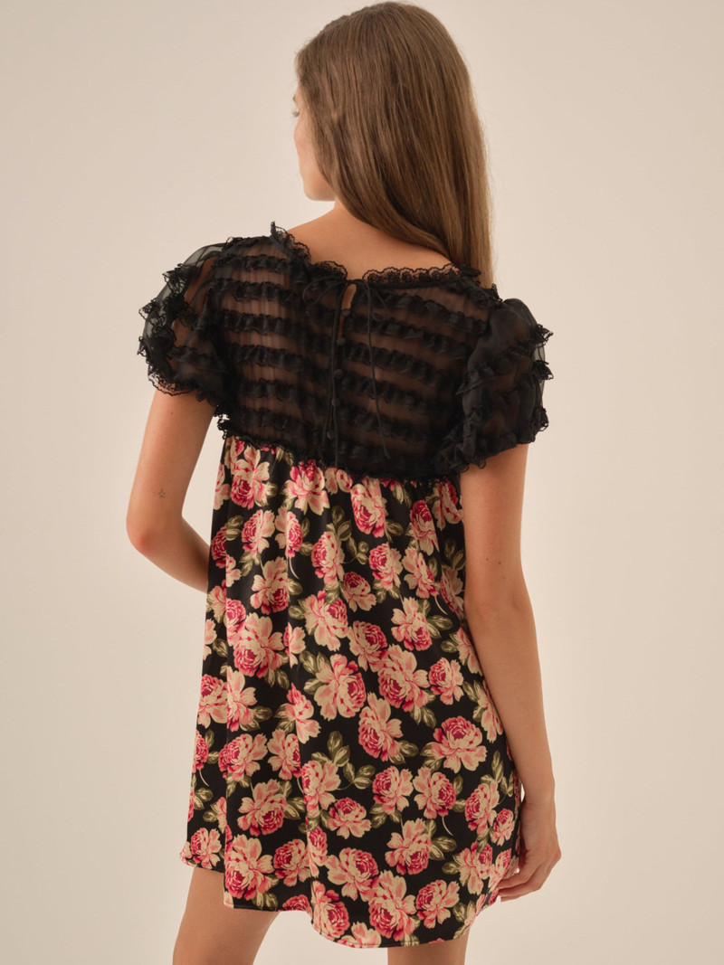 For Love & Lemons Belmond Floral Mini Dress outlook