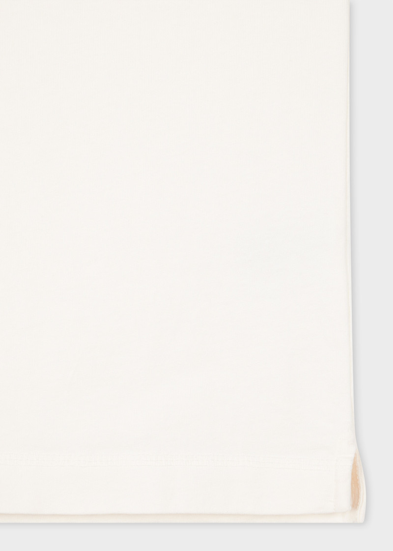 Paul Smith Ecru Small 'Flower' Print T-Shirt outlook