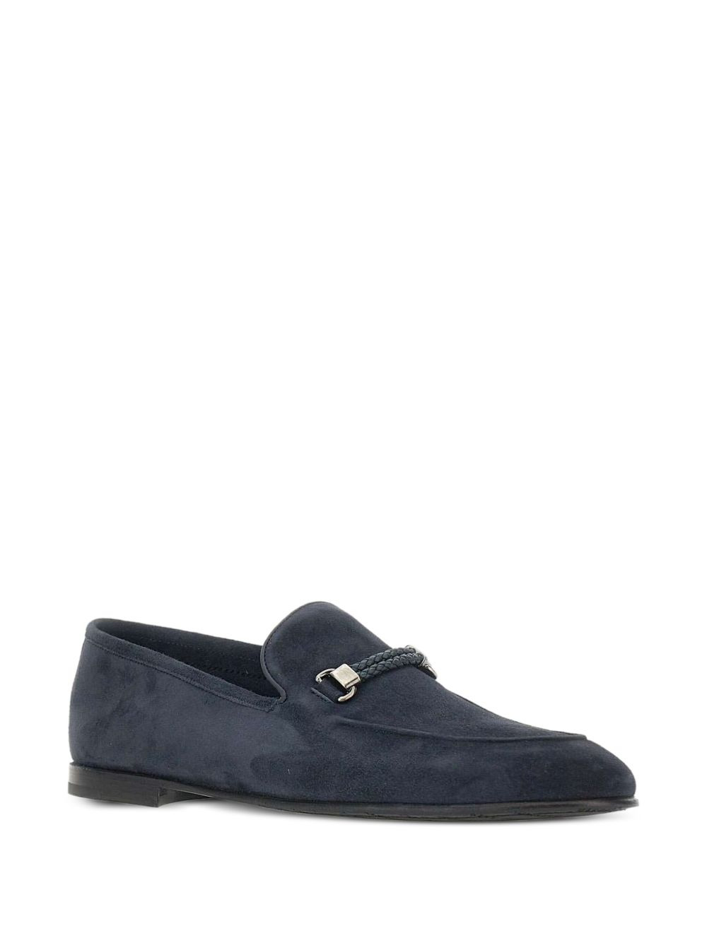 suede braided loafers - 2