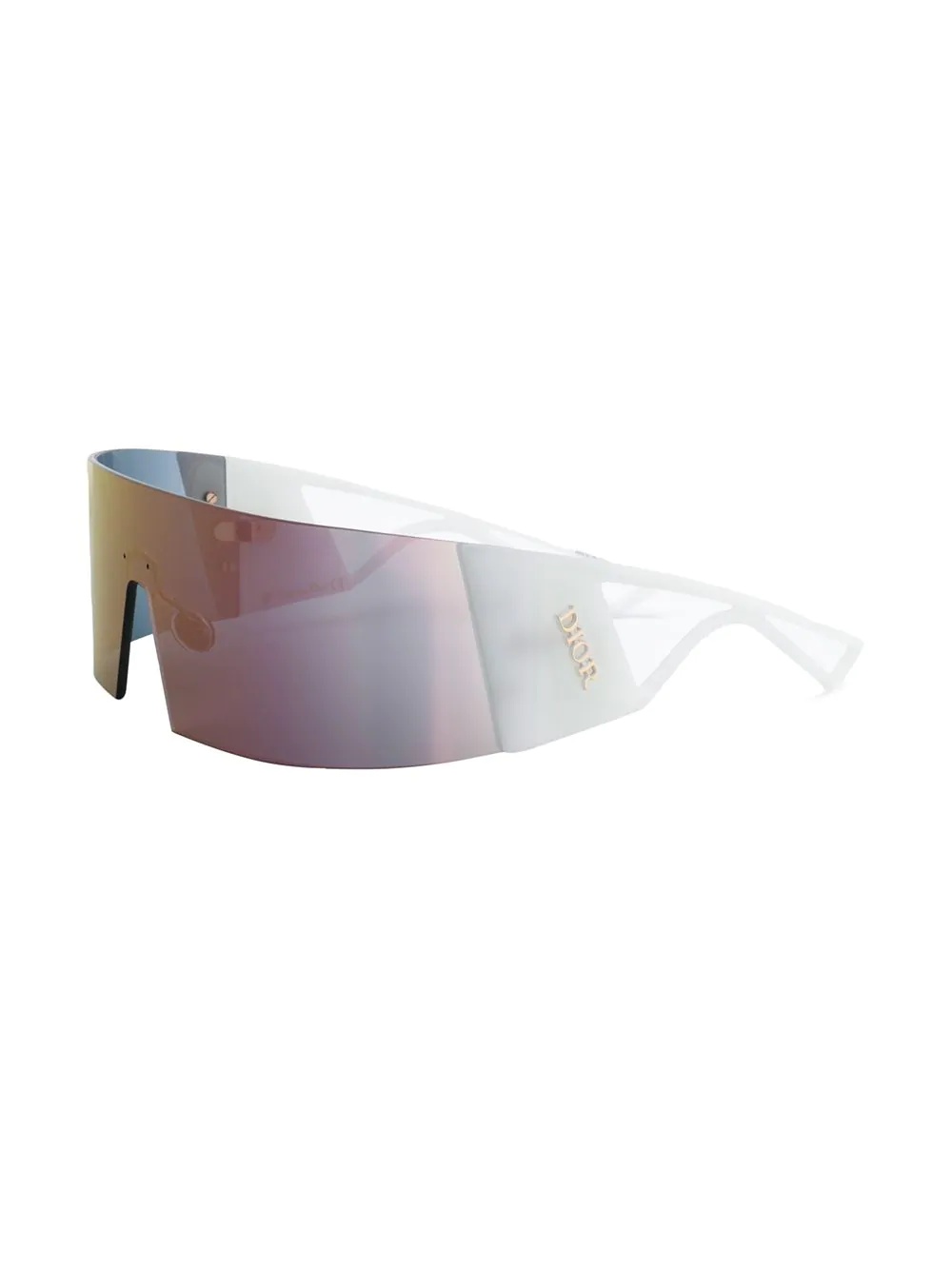 Kaleidiorscopic wraparound-frame sunglasses - 2