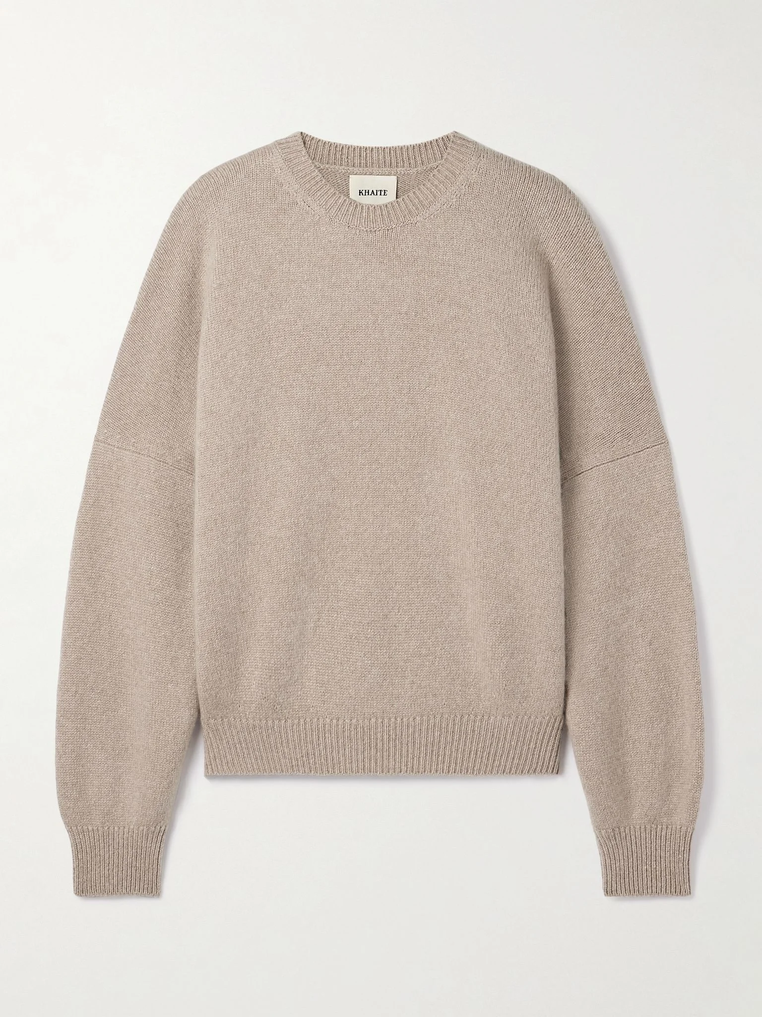 Margaux oversized cashmere sweater Beige - 1