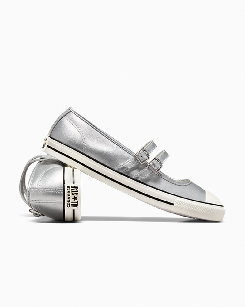 Chuck Taylor All Star Mary Jane Metallic Leather 6