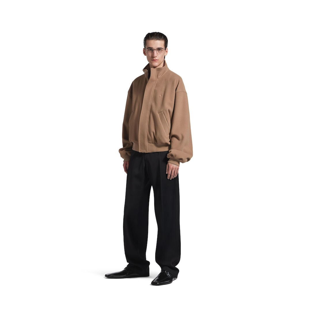 Men's Blouson in Camel - 2