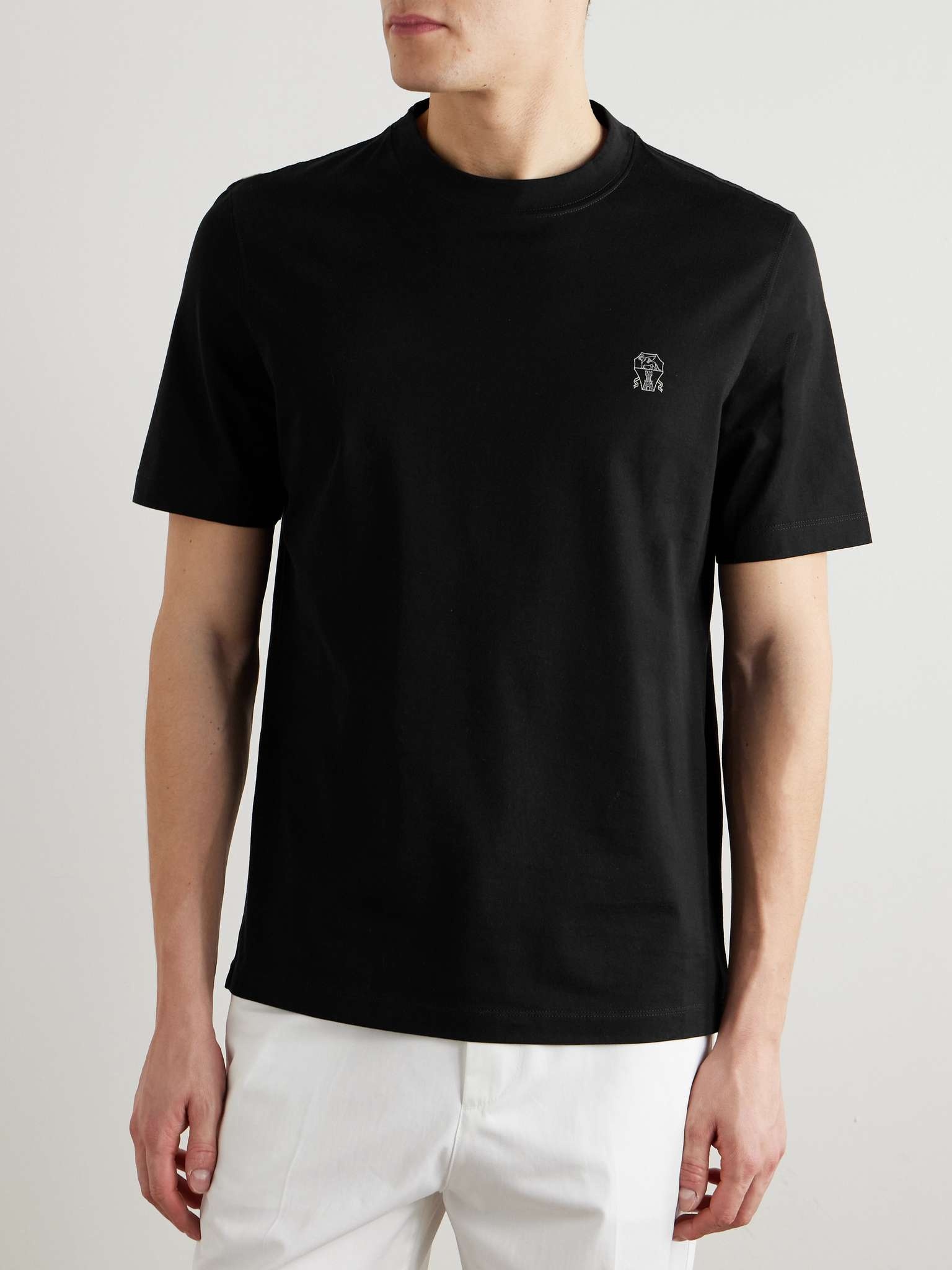 Logo-Print Cotton-Jersey T-Shirt - 3
