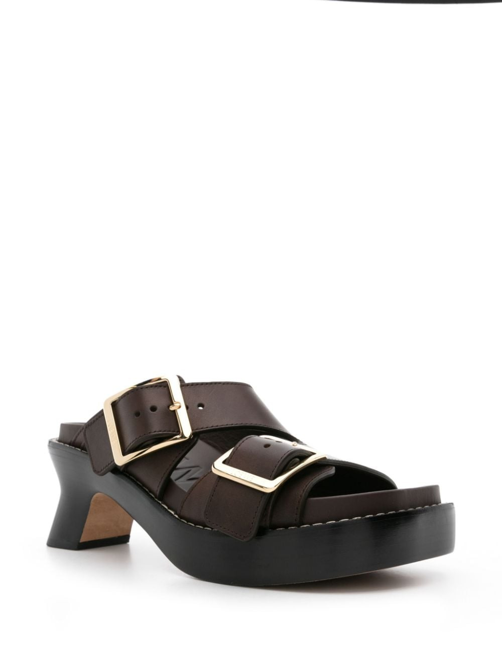 Loewe Women Ease Leather Sandals - 2