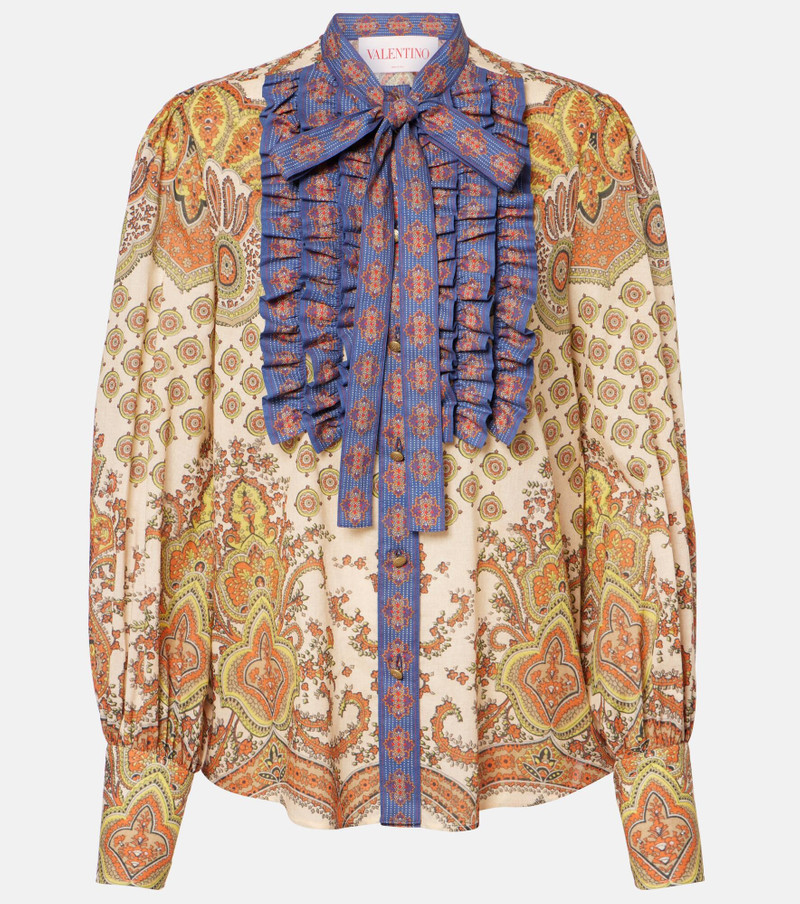 geometric-print 셔츠 - 1