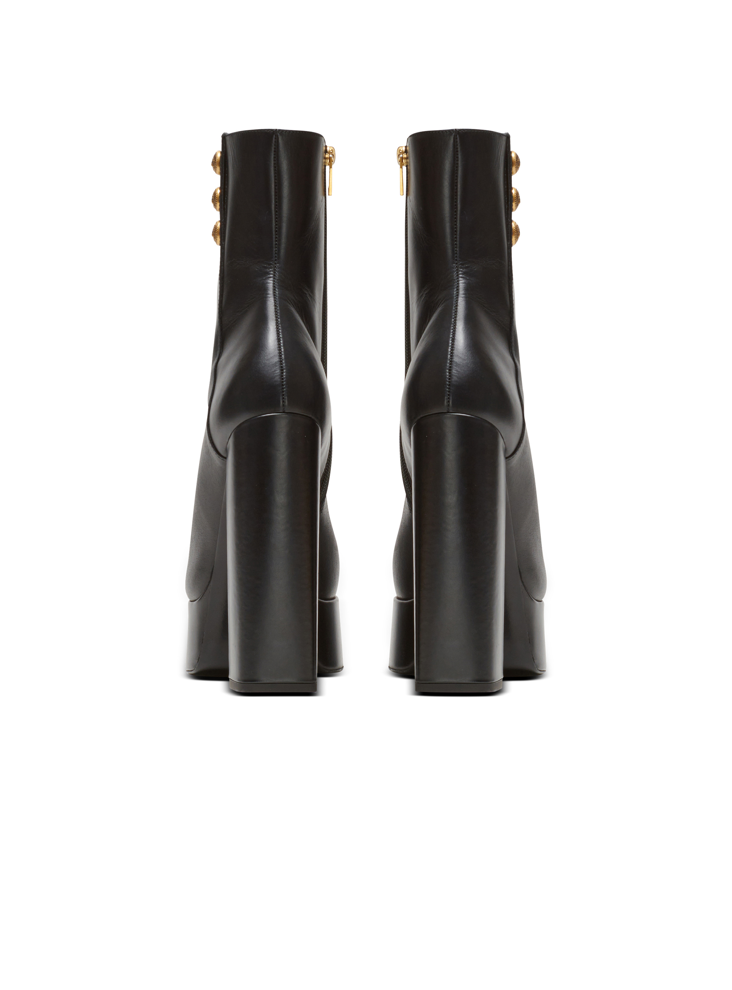 Brune leather ankle boots - 4