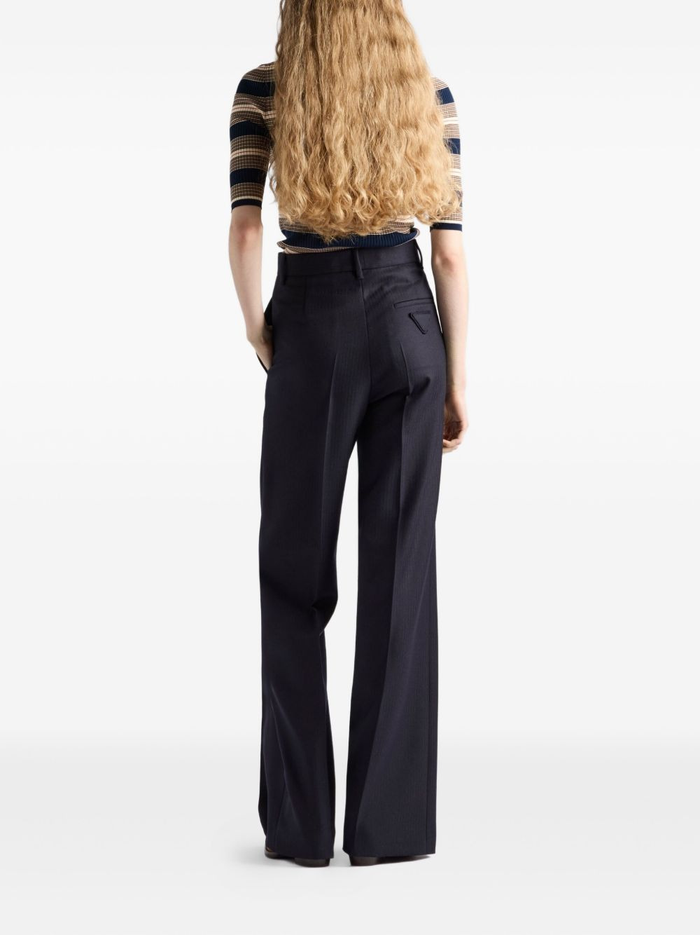 striped-pattern polo shirt - 3
