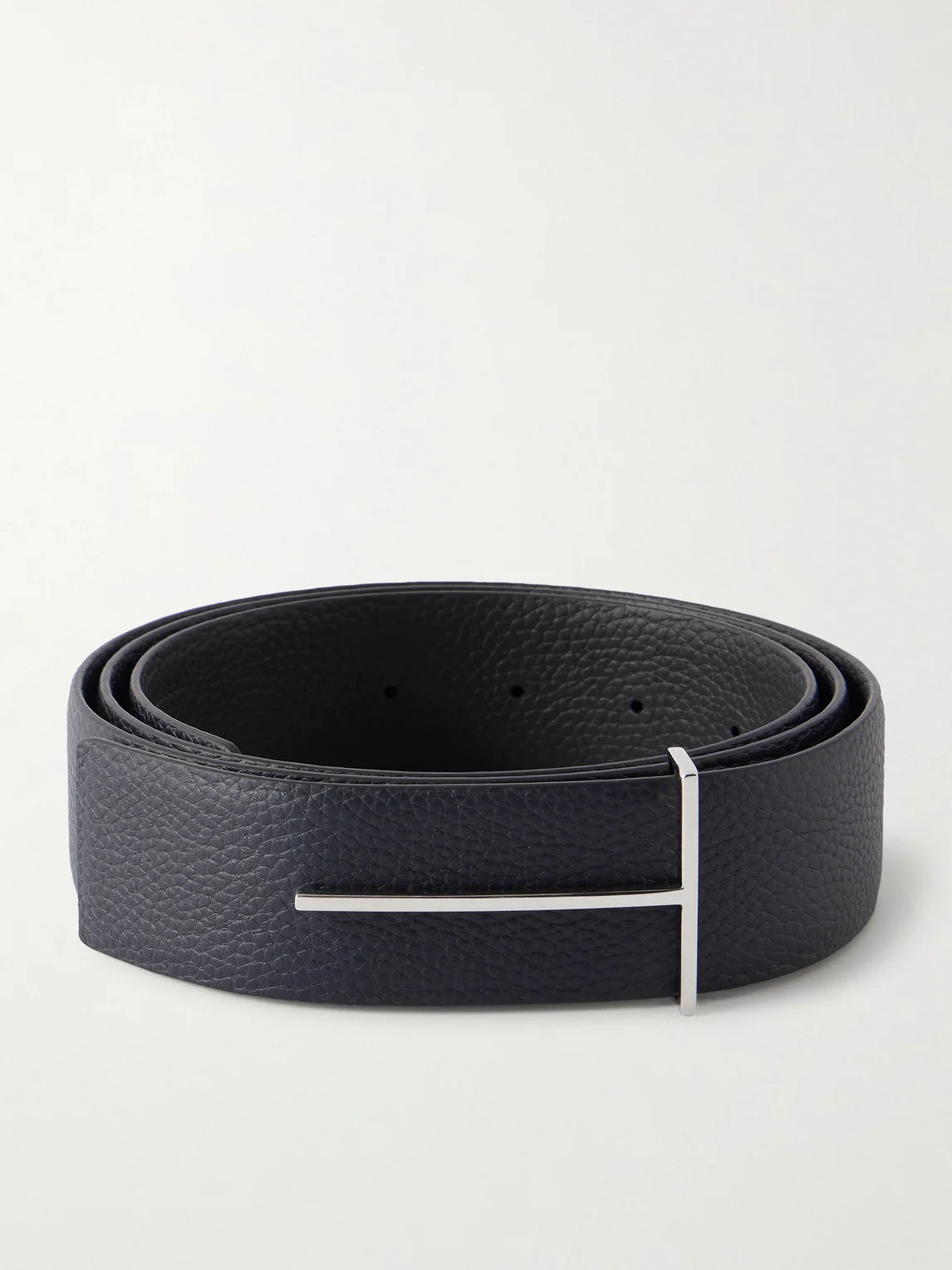 4cm Full-Grain Leather Belt - 1
