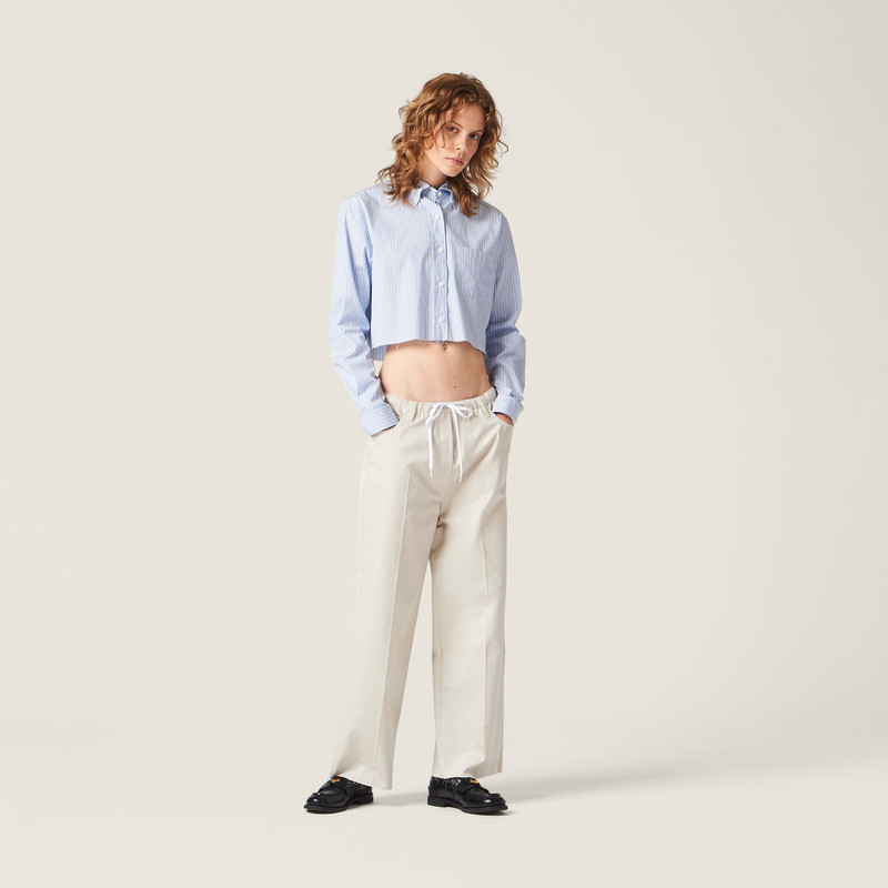 Miu Miu Gabardine pants outlook