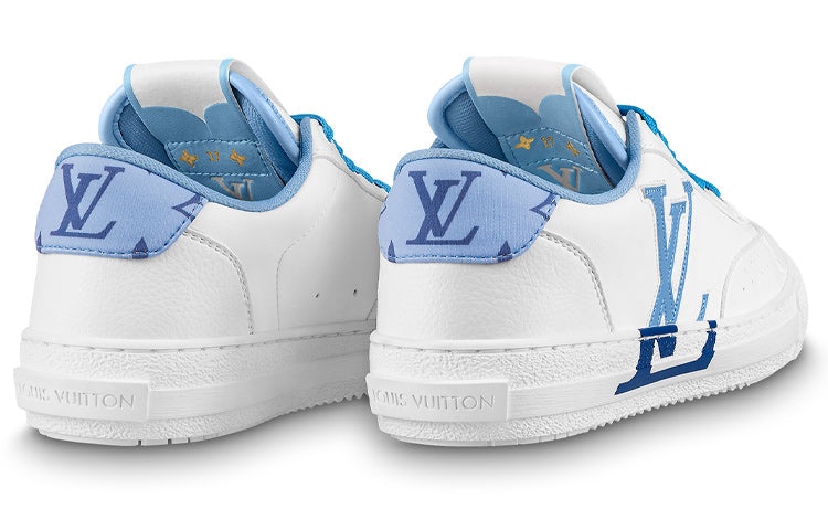 (WMNS) LOUIS VUITTON Charlie Sneakers 'White Blue' 1AAC9L - 3