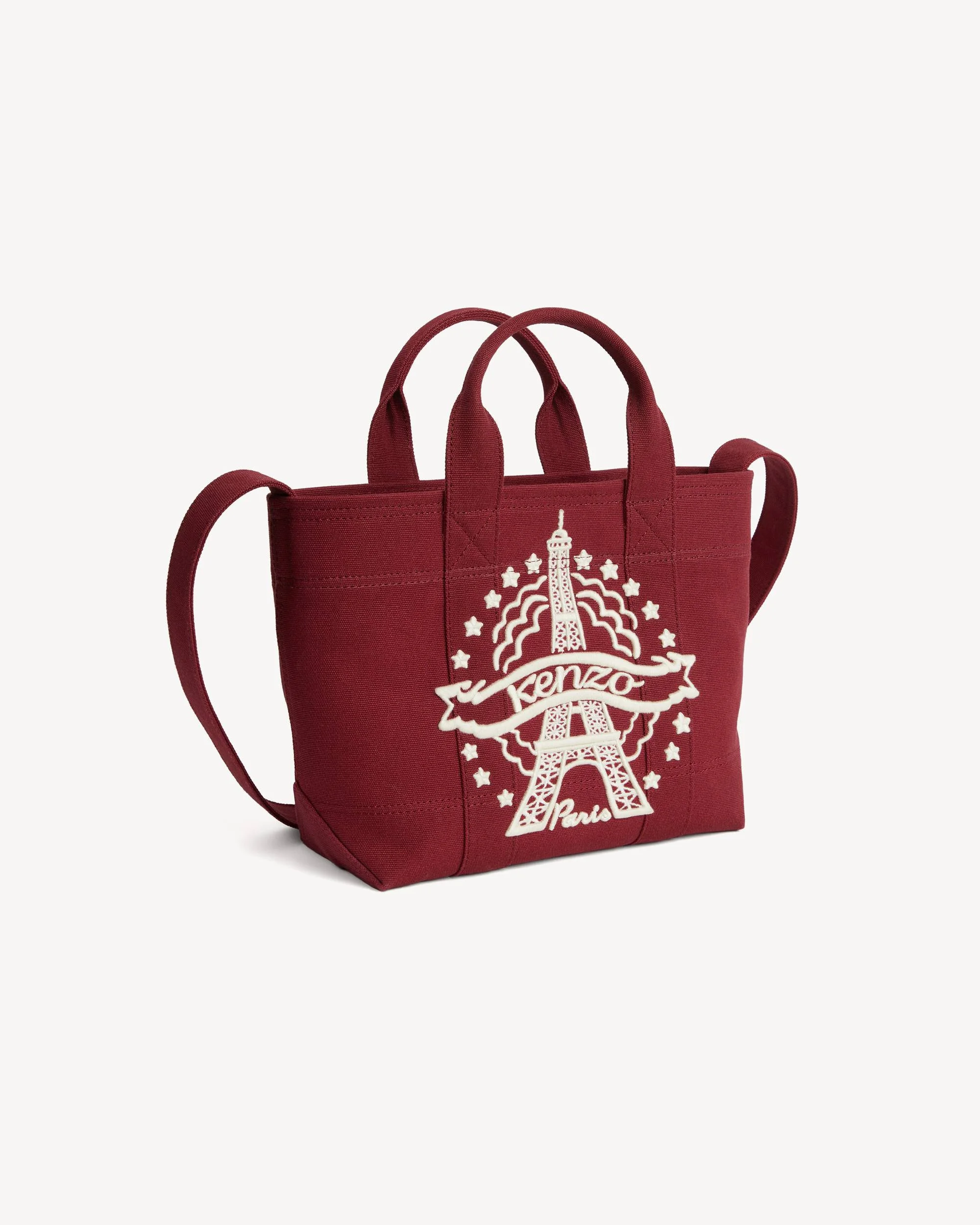 'KENZO Eiffel Tower Design' small tote bag in canvas - 1