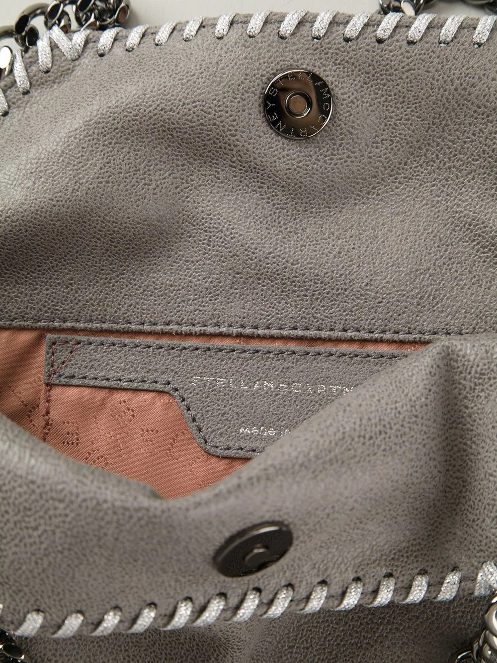 Falabella Mini Tote Shag Silver - 5