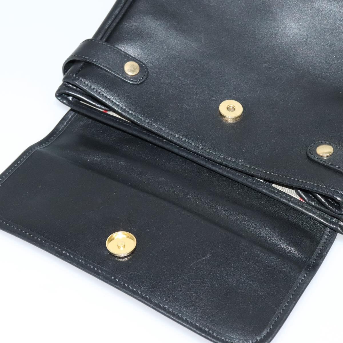 Burberry Hand Bag Leather Black - 10