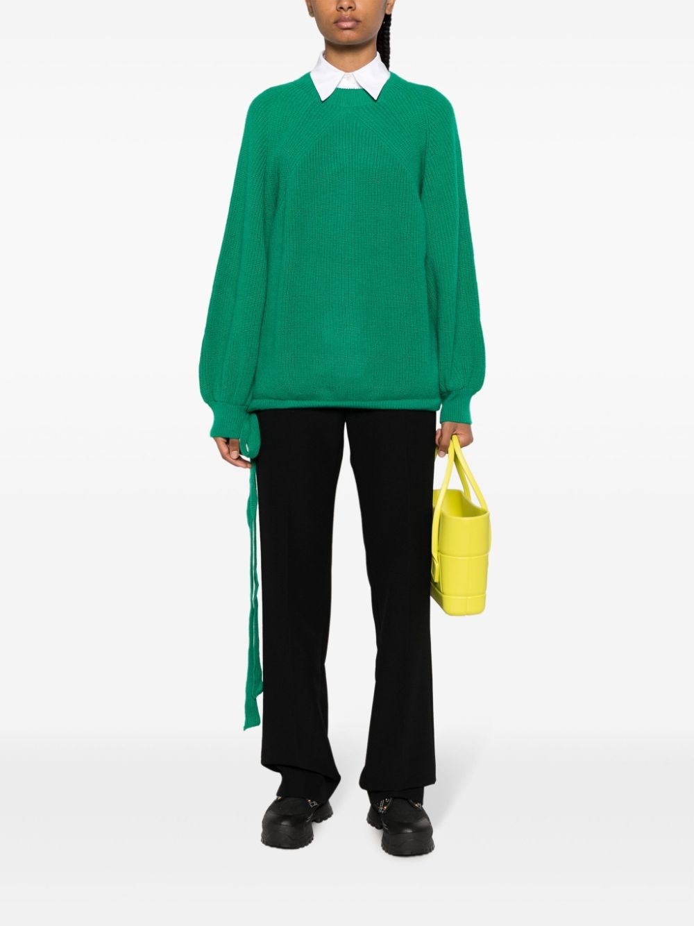 tailored straight-leg trousers - 2