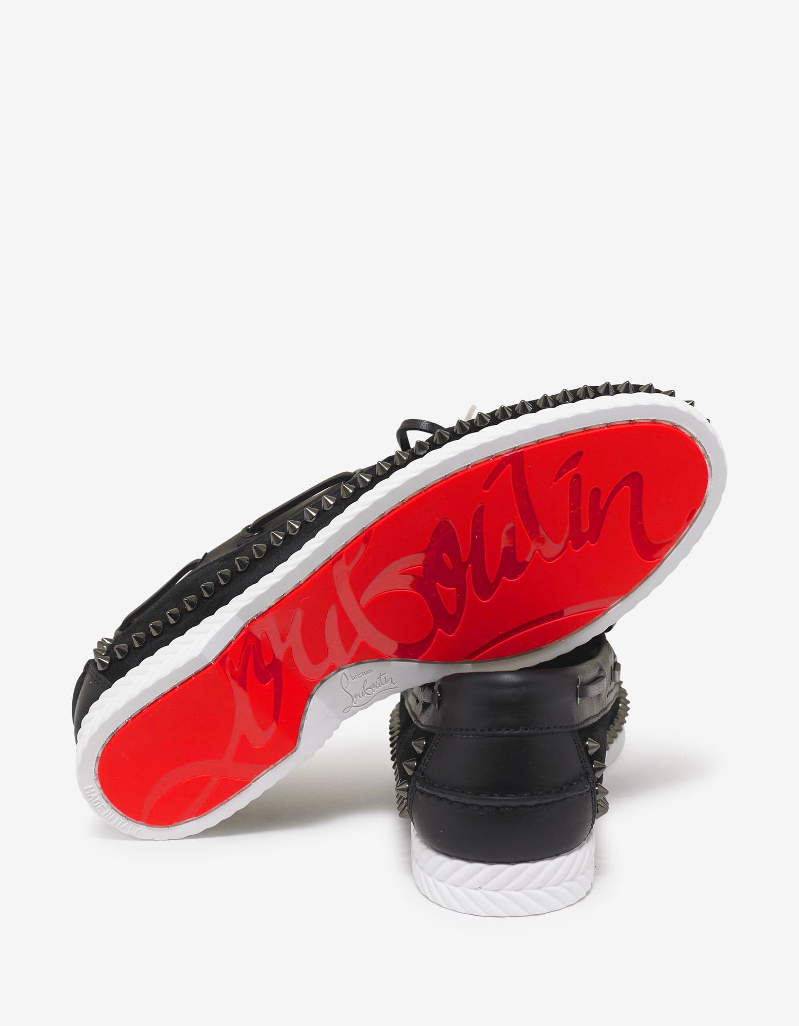 Christian Louboutin Steckel Flat Crosta Wax Boat Shoes - 3
