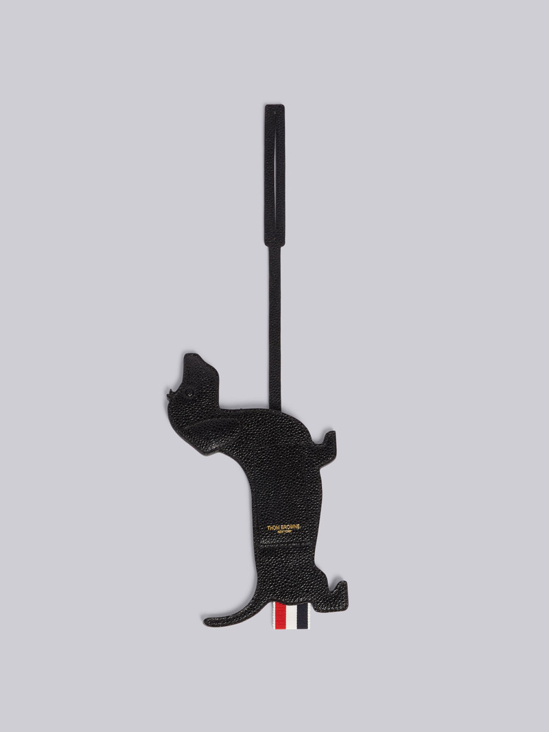 Black Pebbled Hector Icon Luggage Tag 1