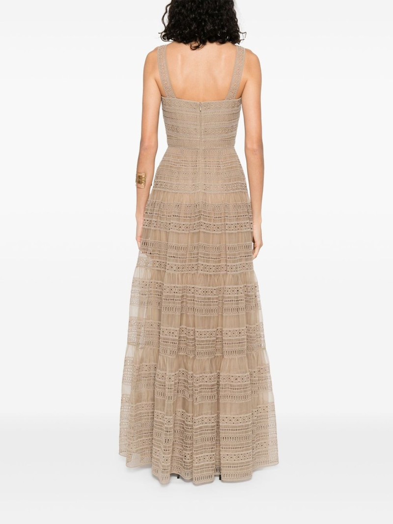 embroidered organza maxi dress 4